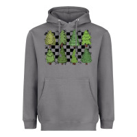 Storm checkered trees Heavyweight Hoodie - MaliasSmallBusiness