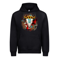 Black bullskull christmas Urban Hoodie - JahusDesignShop