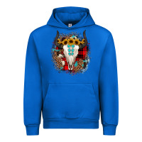Cobalt bullskull christmas Urban Hoodie - JahusDesignShop