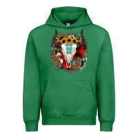 Emerald bullskull christmas Urban Hoodie - JahusDesignShop