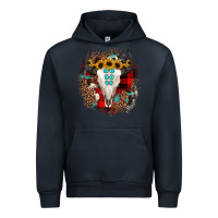 Navy bullskull christmas Urban Hoodie - JahusDesignShop