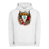 Pigment Lunar Rock bullskull christmas Urban Hoodie - JahusDesignShop
