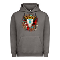 Pigment Tornado bullskull christmas Urban Hoodie - JahusDesignShop