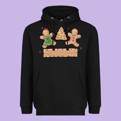 Heavyweight Hoodie gingerbread christmas