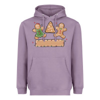 Lavender gingerbread christmas Heavyweight Hoodie - MaliasSmallBusiness