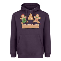 Plum gingerbread christmas Heavyweight Hoodie - MaliasSmallBusiness