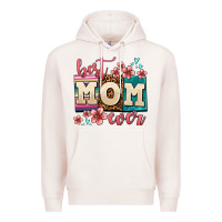 Pale Pink best mom ever Premium Hoodie - AdoDesignShop