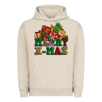 Pigment French Oak merry xmas with christmas Urban Hoodie - AdoDesignShop