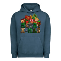 Pigment Midnight Navy merry xmas with christmas Urban Hoodie - AdoDesignShop