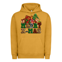 Pigment Peanut Butter merry xmas with christmas Urban Hoodie - AdoDesignShop