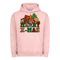 Pigment Salmon merry xmas with christmas Urban Hoodie - AdoDesignShop