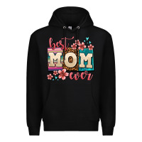 Black best mom ever Premium Hoodie - AdoDesignShop