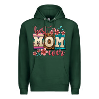 Sports Green best mom ever Premium Hoodie - AdoDesignShop