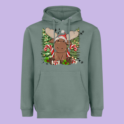 Heavyweight Hoodie christmas reindeer