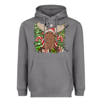 Storm christmas reindeer Heavyweight Hoodie - MaliasSmallBusiness