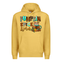 Antique Gold pumpkin spice and jesus Premium Hoodie - AdoDesignShop
