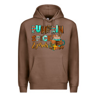 Chestnut pumpkin spice and jesus Premium Hoodie - AdoDesignShop