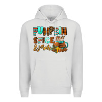 Dove Grey pumpkin spice and jesus Premium Hoodie - AdoDesignShop