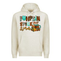 Oatmeal Heather pumpkin spice and jesus Premium Hoodie - AdoDesignShop