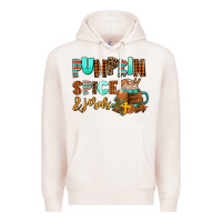 Pale Pink pumpkin spice and jesus Premium Hoodie - AdoDesignShop