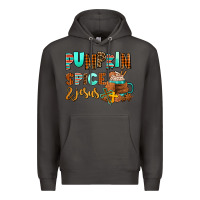 Smoke pumpkin spice and jesus Premium Hoodie - AdoDesignShop