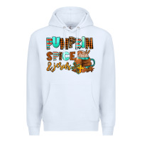 White pumpkin spice and jesus Premium Hoodie - AdoDesignShop