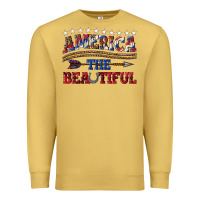 Antique Gold America the beautiful Premium Sweatshirt - texasbilliewilder