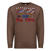 Chestnut America the beautiful Premium Sweatshirt - texasbilliewilder