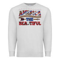 Dove Grey America the beautiful Premium Sweatshirt - texasbilliewilder