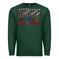 Sports Green America the beautiful Premium Sweatshirt - texasbilliewilder