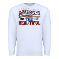 White America the beautiful Premium Sweatshirt - texasbilliewilder