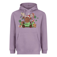 Lavender christmas reindeer Heavyweight Hoodie - MaliasSmallBusiness