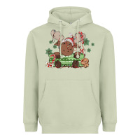 Matcha christmas reindeer Heavyweight Hoodie - MaliasSmallBusiness