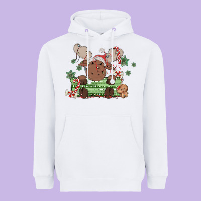 Heavyweight Hoodie christmas reindeer