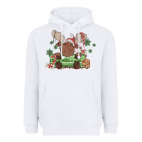 White christmas reindeer Heavyweight Hoodie - MaliasSmallBusiness