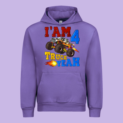 I'am Four Truck Yeah Urban Hoodie Designed By Artiststas
