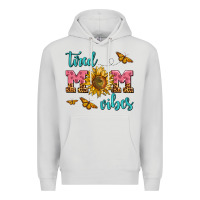 Dove Grey tired mom vibes Premium Hoodie - AdoDesignShop