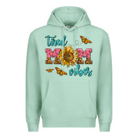 Seafoam tired mom vibes Premium Hoodie - AdoDesignShop