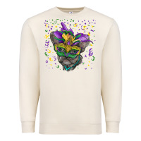 Sandshell mardi gras mask french bulldog Premium Sweatshirt - RanaPortraitStore