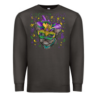 Smoke mardi gras mask french bulldog Premium Sweatshirt - RanaPortraitStore