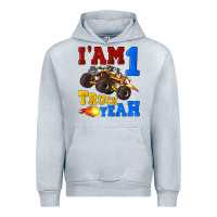 Heather Grey i'am one truck yeah Urban Hoodie - Artiststas