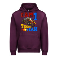Mauve Wine i'am one truck yeah Urban Hoodie - Artiststas