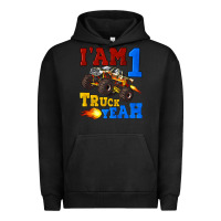 Pigment Black i'am one truck yeah Urban Hoodie - Artiststas