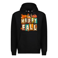 Black happy fall Premium Hoodie - Artiststas