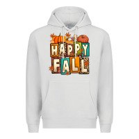 Dove Grey happy fall Premium Hoodie - Artiststas