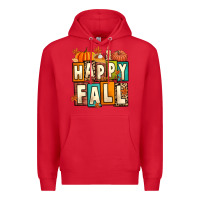 Red happy fall Premium Hoodie - Artiststas