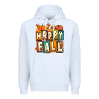 White happy fall Premium Hoodie - Artiststas