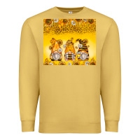 Antique Gold bumble bee gnomes Premium Sweatshirt - Zillion Design Studio