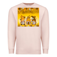 Pale Pink bumble bee gnomes Premium Sweatshirt - Zillion Design Studio
