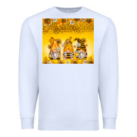White bumble bee gnomes Premium Sweatshirt - Zillion Design Studio